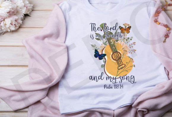 Bible Verse Png, the LORD is My Strength