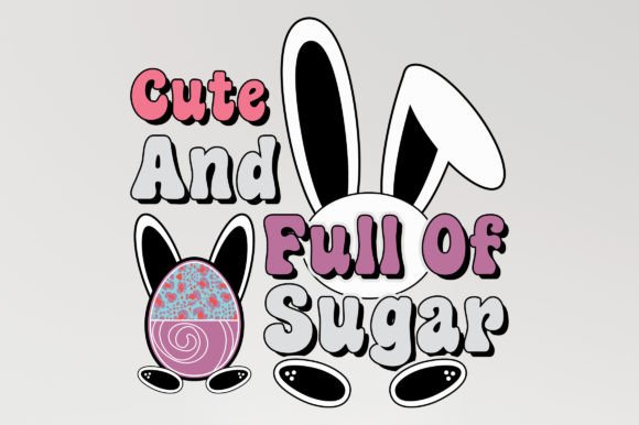 Cute and Full Easter Sublimation T-Shirt T-Shirt Designs