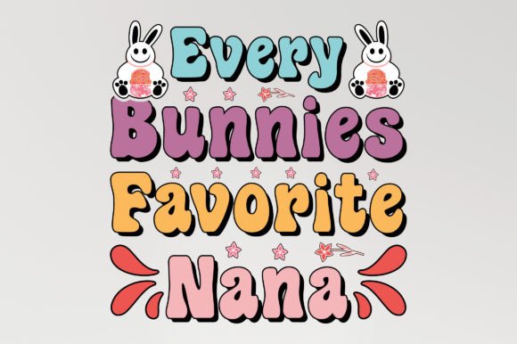 Every Bunnies Easter Sublimation T-Shirt and T-Shirt Designs