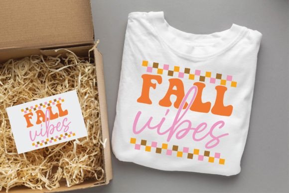Fall Vibes Groovy Svg Design for T-Shirt Designs