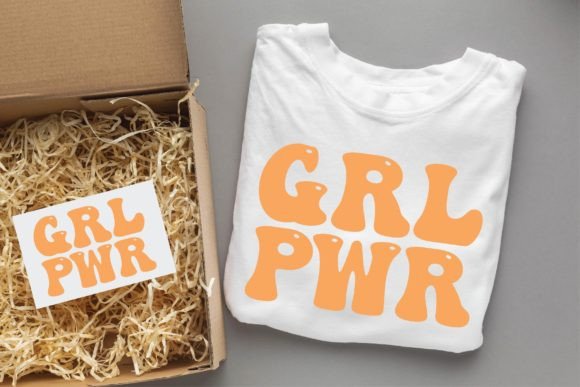 GRL PWR Valentine Groovy Svg Design