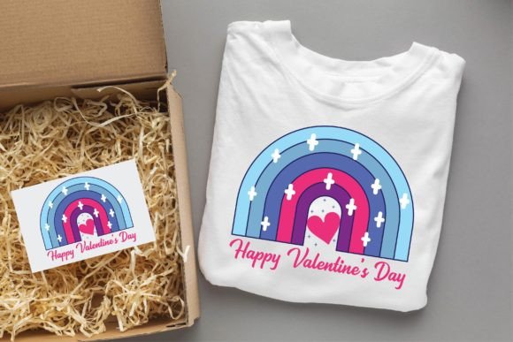 Happy Valentine's Day Groovy Svg Design for T-Shirt Designs