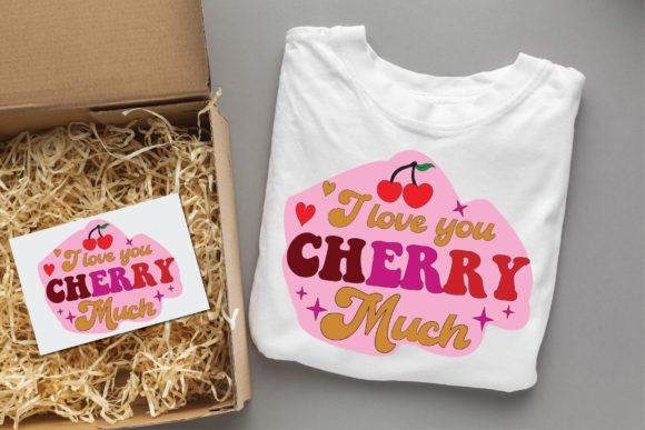 I Love You Cherry Much Baby Groovy Svg T-Shirt Designs