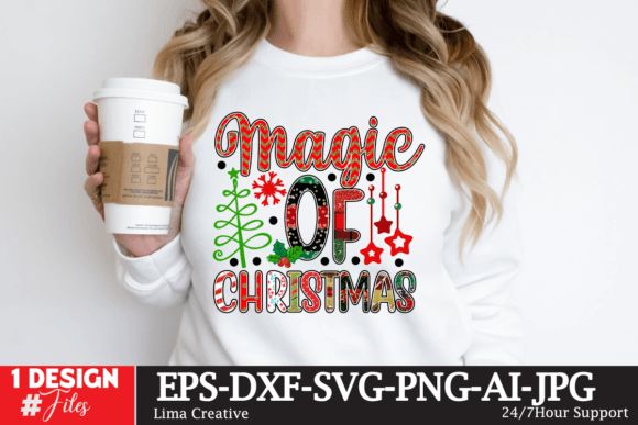 Magic of Christmas Sublimation PNG and Freebies