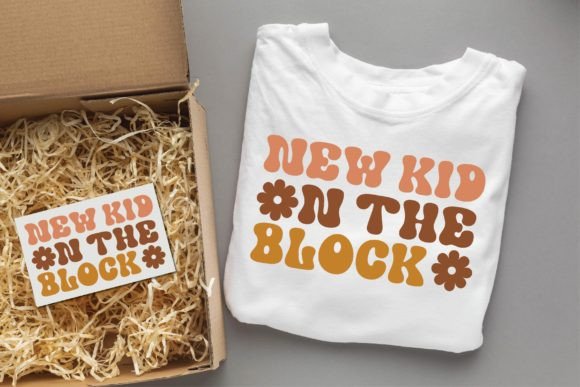 New Kid on the Block Groovy Svg Design