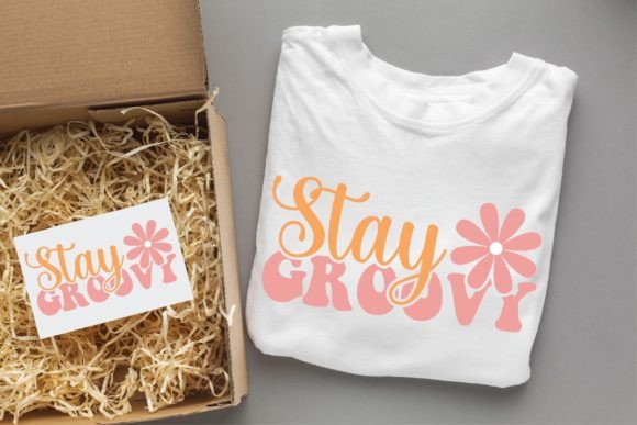 Stay Groovy Valentine SVG Design for T-Shirt Designs