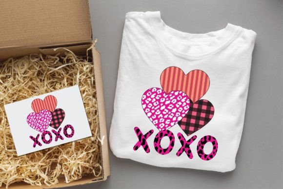 Xoxo Valentine Groovy Svg Design for T-Shirt Designs